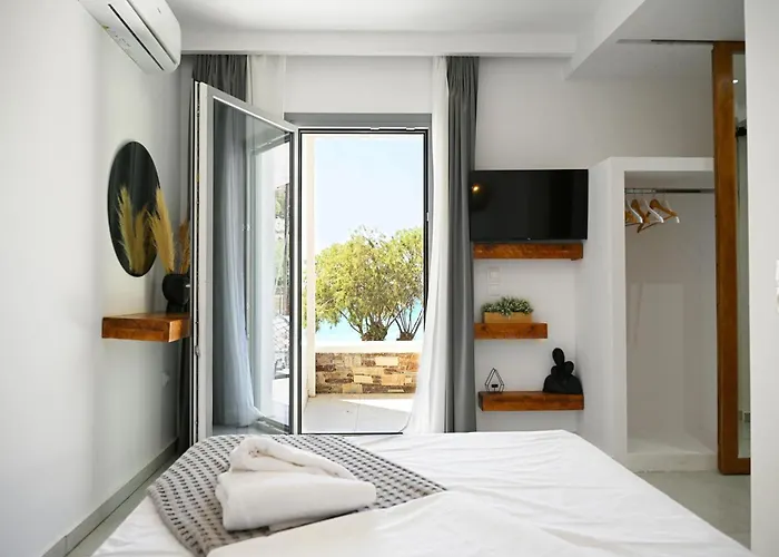 מלון דירות Beachfront Cycladic Irene Boutique Kanala